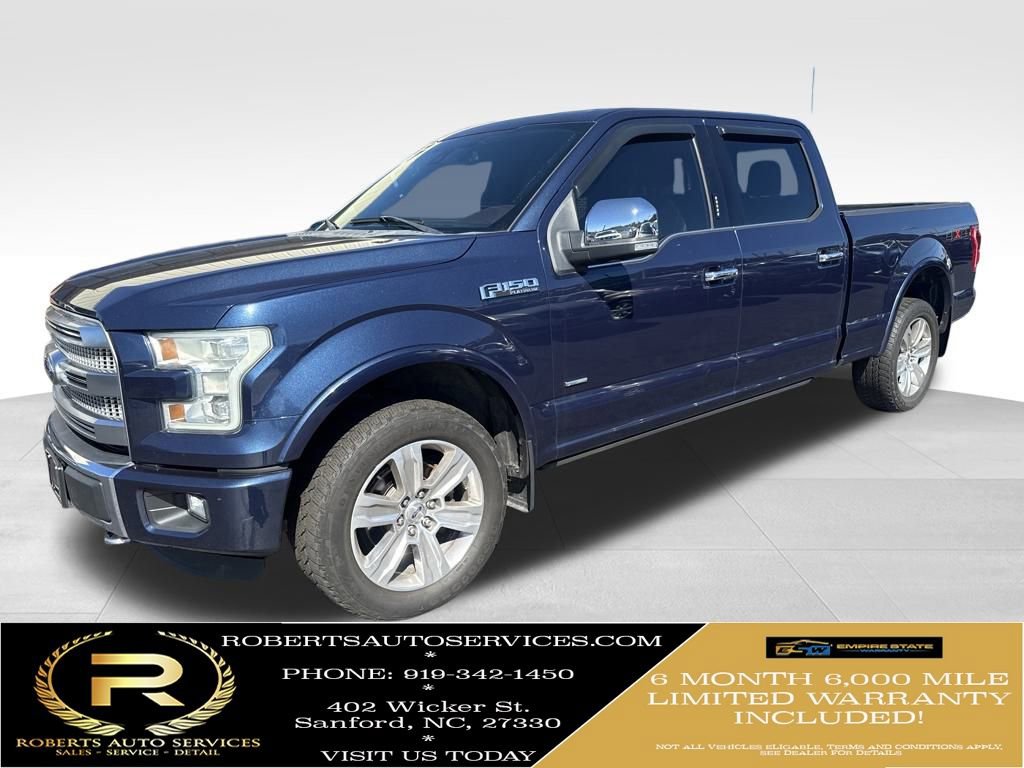 Used 2015 Ford F150 Platinum w/ Trailer Tow Package