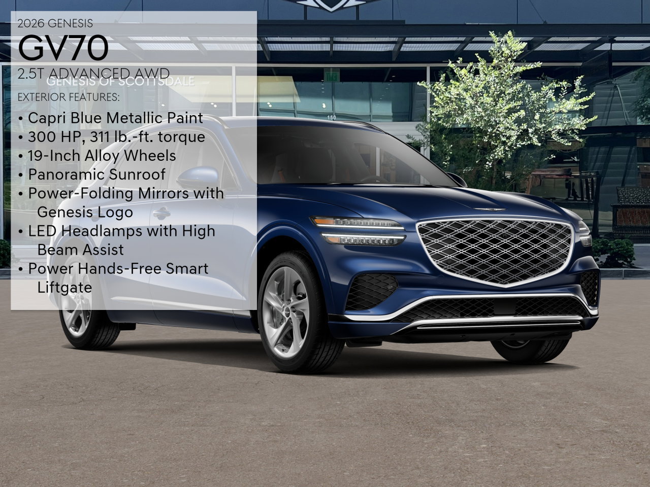 New 2026 Genesis GV70 2.5T Advanced w/ G1 Accessory Package AWD/4WD image 3