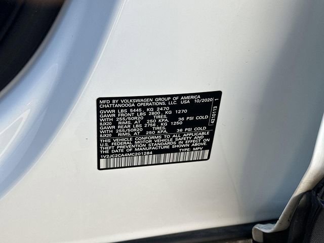 Used 2021 Volkswagen Atlas Cross Sport SE w/ Panoramic Sunroof Package image 34