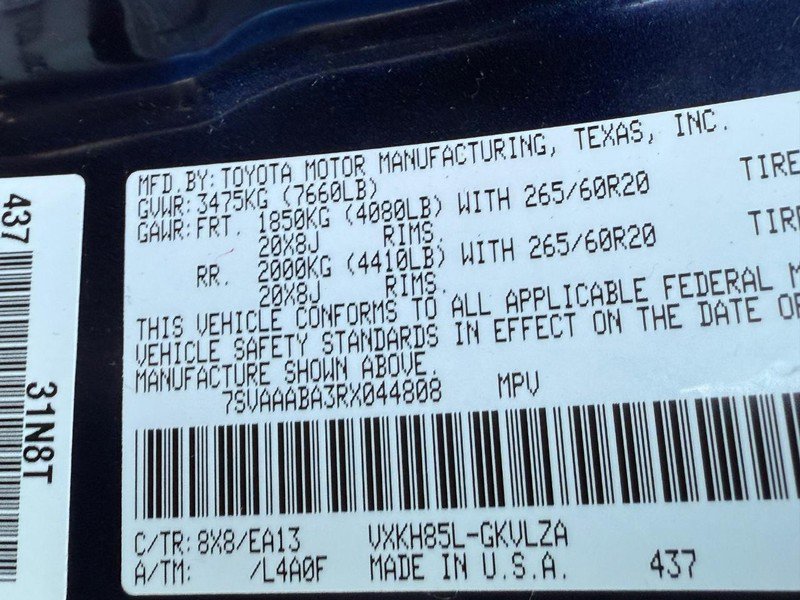 Used 2024 Toyota Sequoia Limited w/ Tow Technology Package image 27