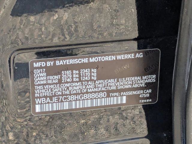 Used 2017 BMW 540i xDrive image 26