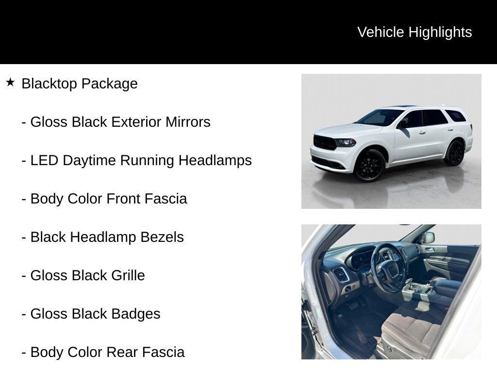 Used 2018 Dodge Durango SXT w/ Quick Order Package 2BB AWD/4WD image 11