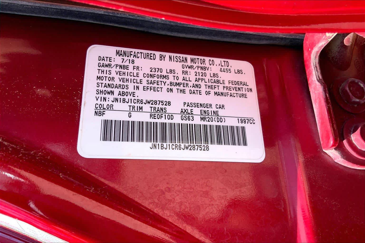 Used 2018 Nissan Rogue Sport S w/ S Appearance Package AWD/4WD image 36