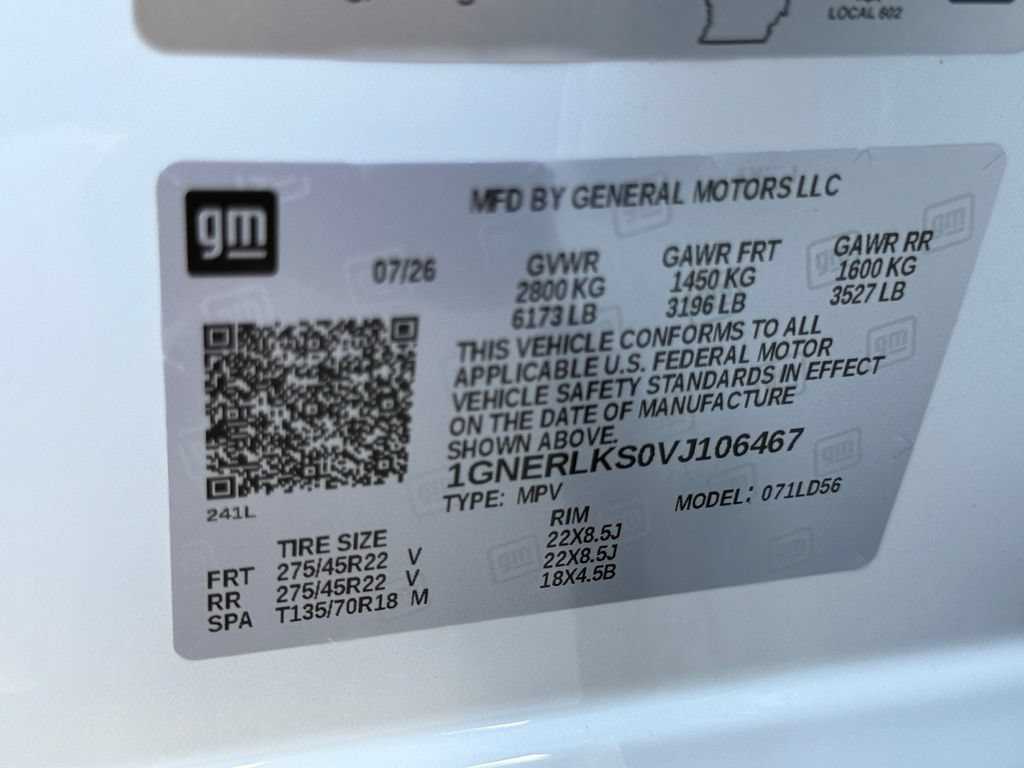 New 2027 Chevrolet Traverse RS FWD image 31