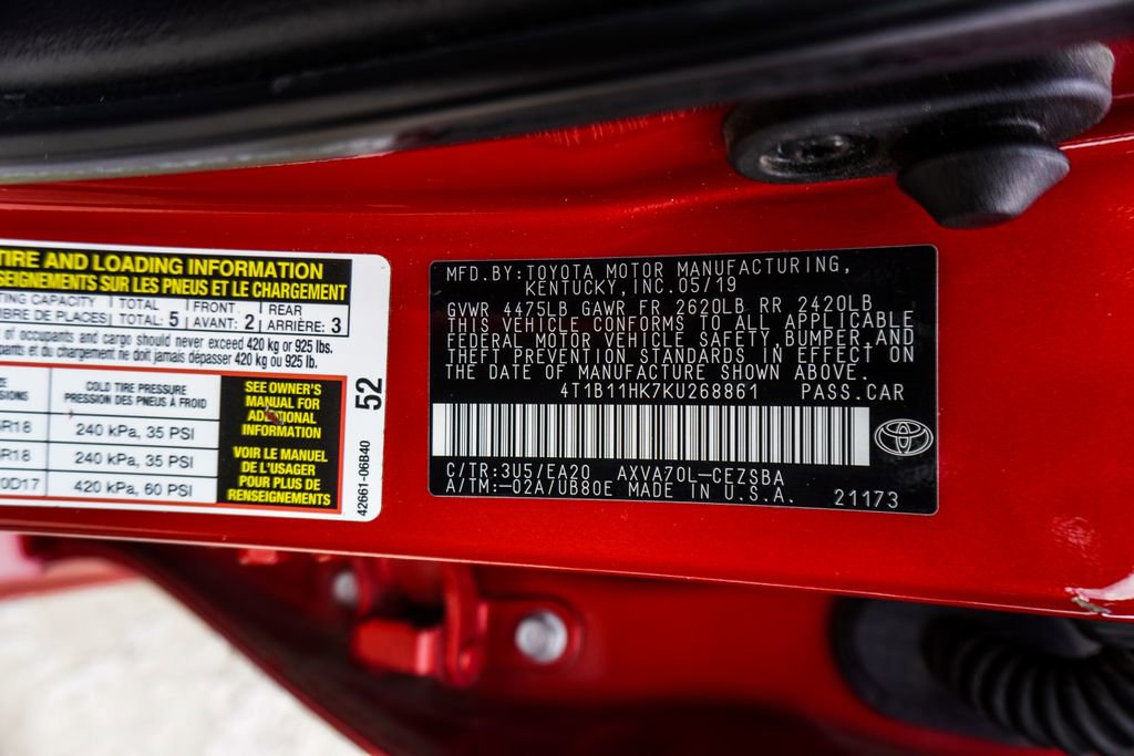 Used 2019 Toyota Camry SE image 39