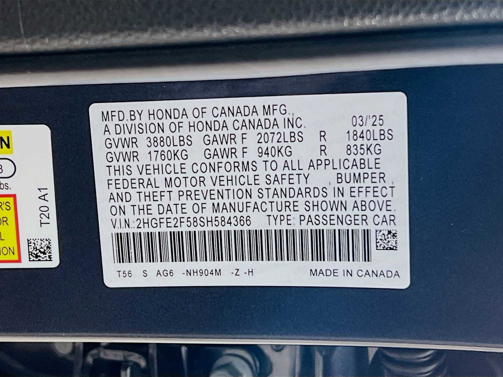 Used 2025 Honda Civic Sport image 30