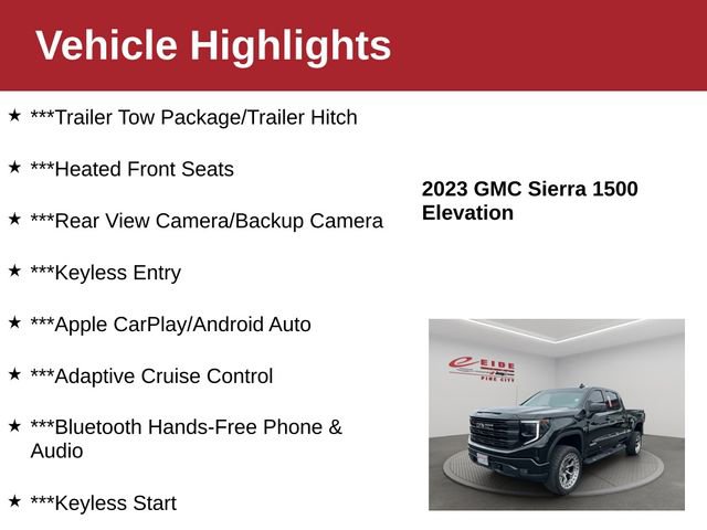 Used 2023 GMC Sierra 1500 Elevation w/ Preferred Package AWD/4WD image 3