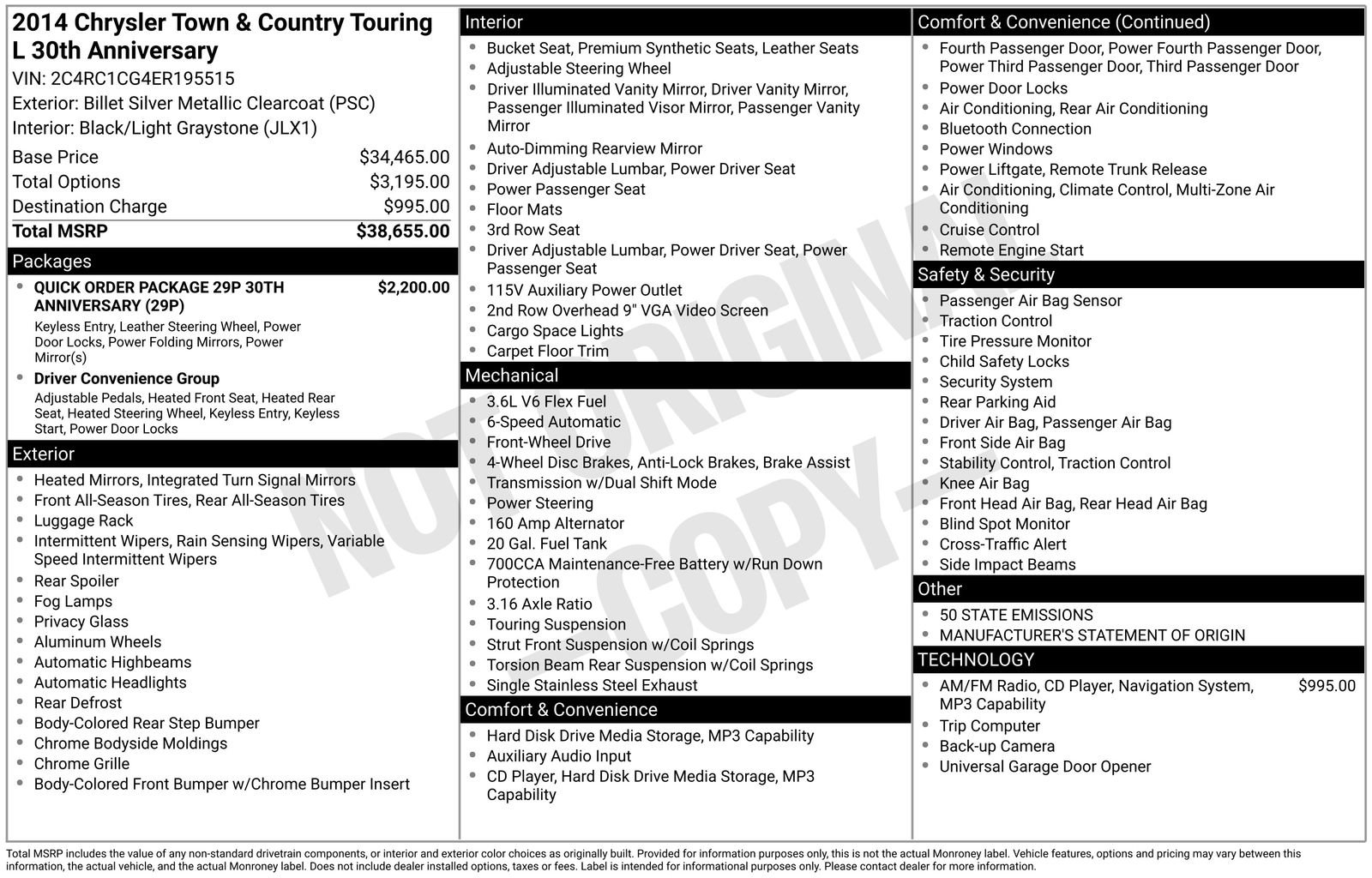 Used 2014 Chrysler Town & Country Touring-L image 8