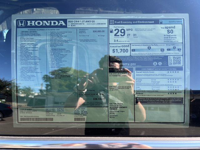 New 2026 Honda CR-V EX image 30
