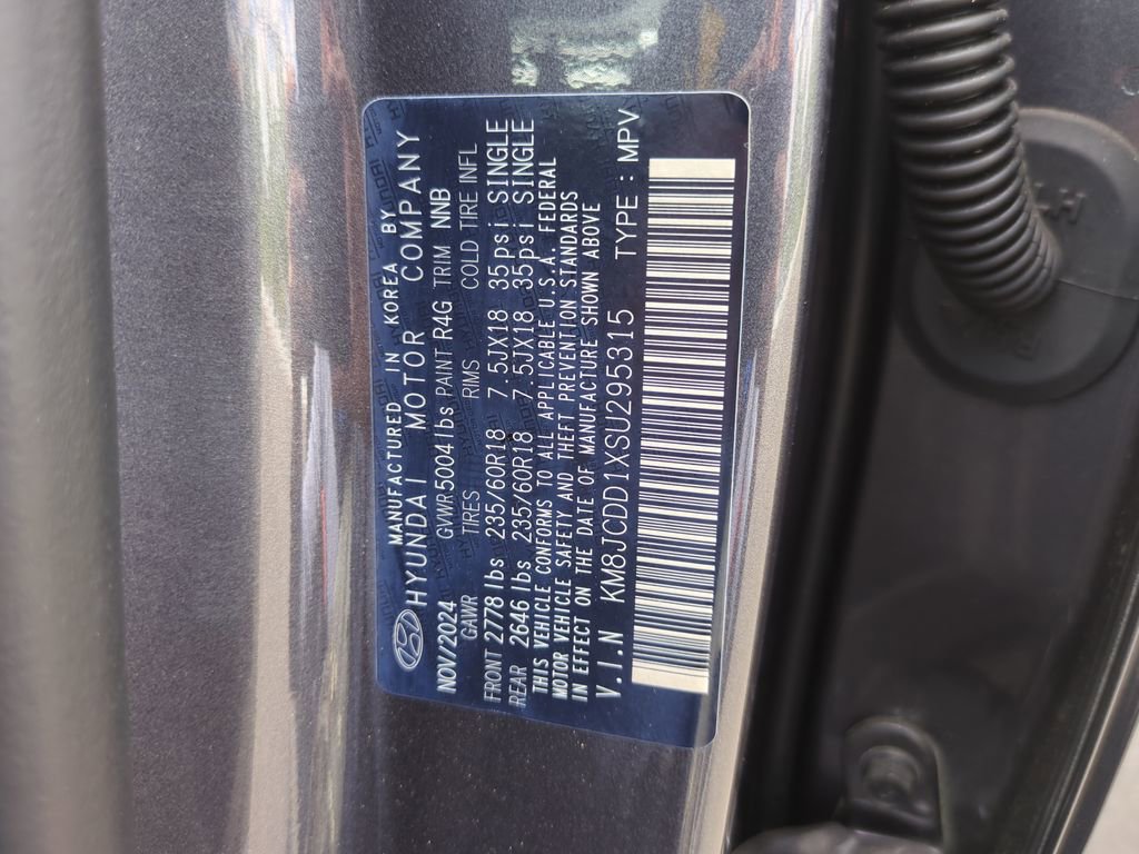 Certified 2025 Hyundai Tucson SEL AWD/4WD image 1