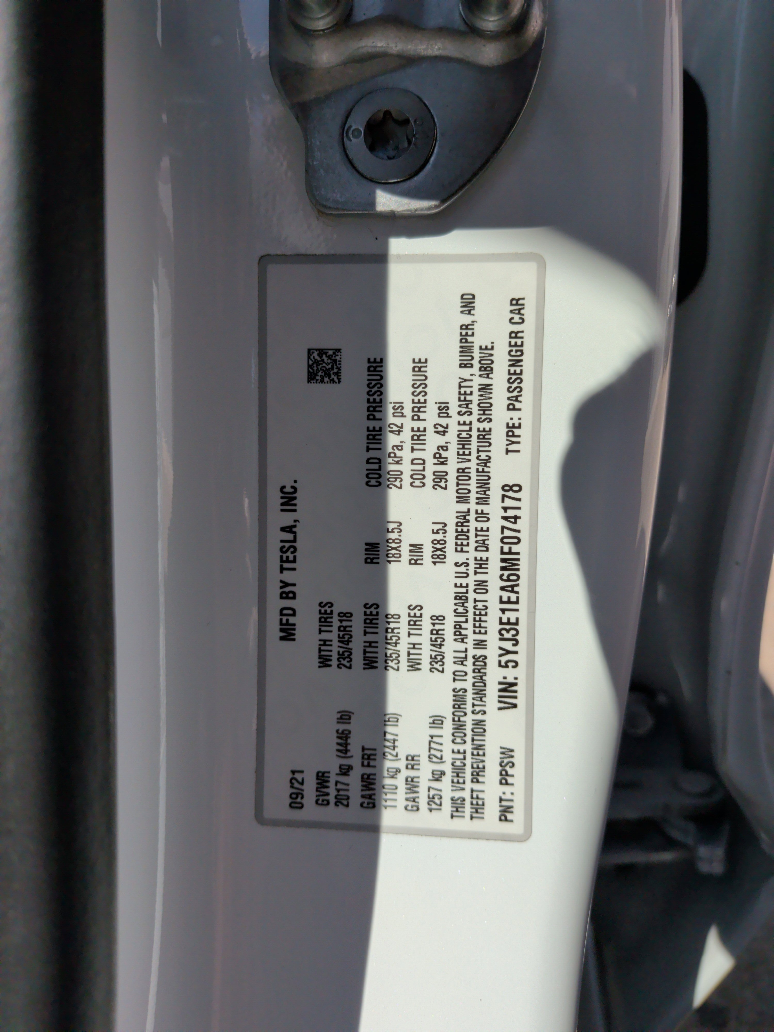 Used 2021 Tesla Model 3 Standard Range Plus image 35