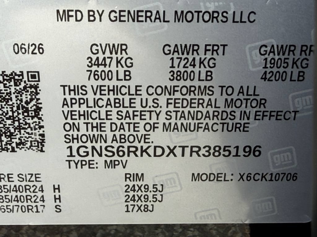 New 2026 Chevrolet Tahoe RST w/ RST Capability Package AWD/4WD image 31