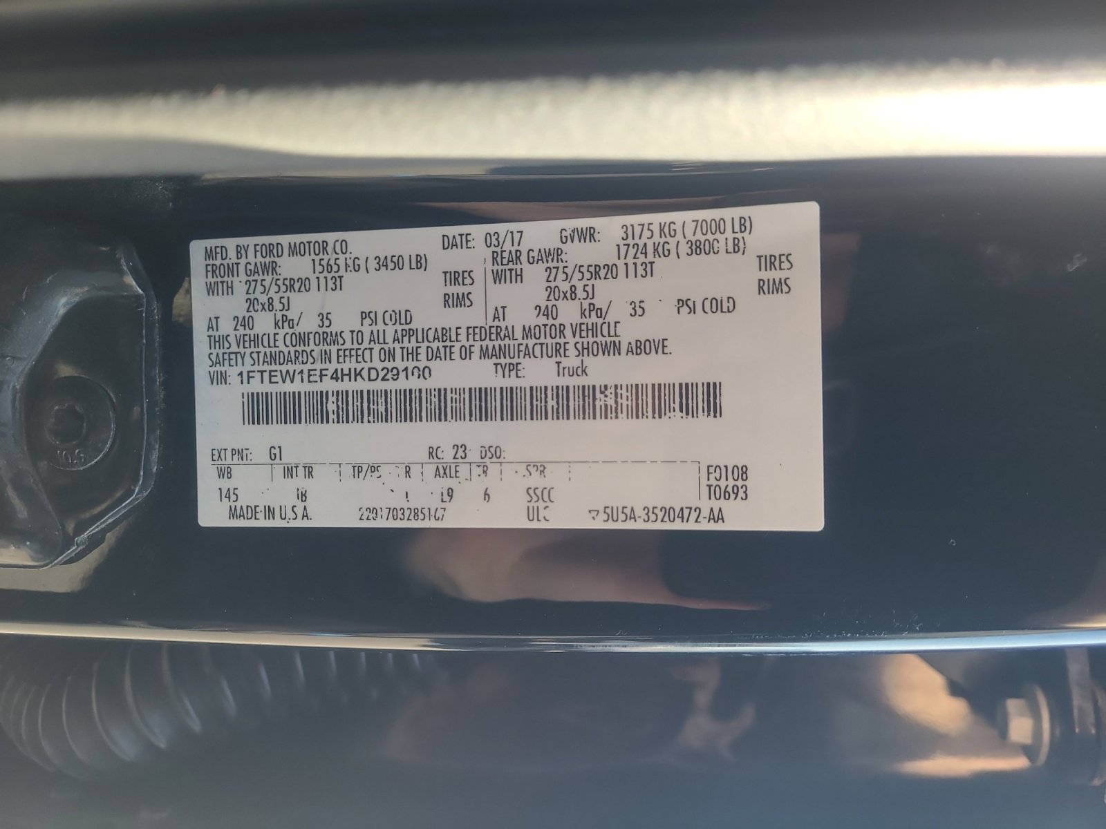 Certified 2017 Ford F150 XLT w/ Equipment Group 302A Luxury image 25