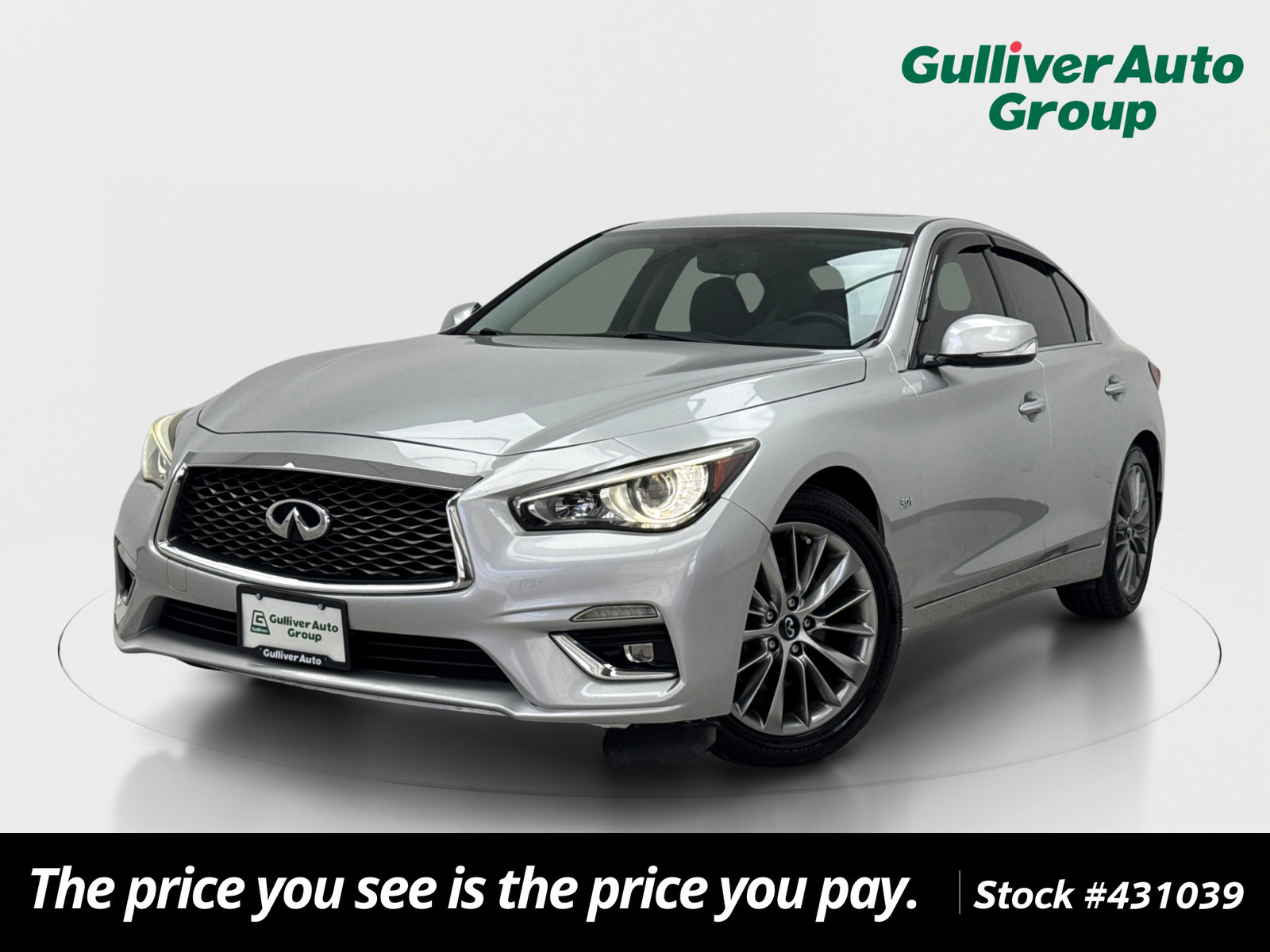 Used 2018 INFINITI Q50 Luxe w/ Essential Package (3.0T Luxe) AWD/4WD image 1