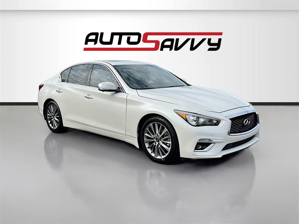 Used 2023 INFINITI Q50 Luxe w/ Cargo Package image 1