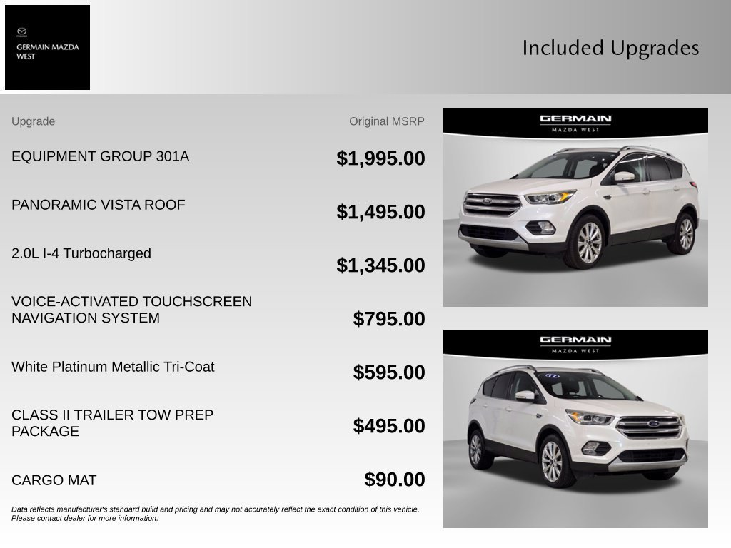 Used 2017 Ford Escape Titanium w/ Equipment Group 301A FWD image 9