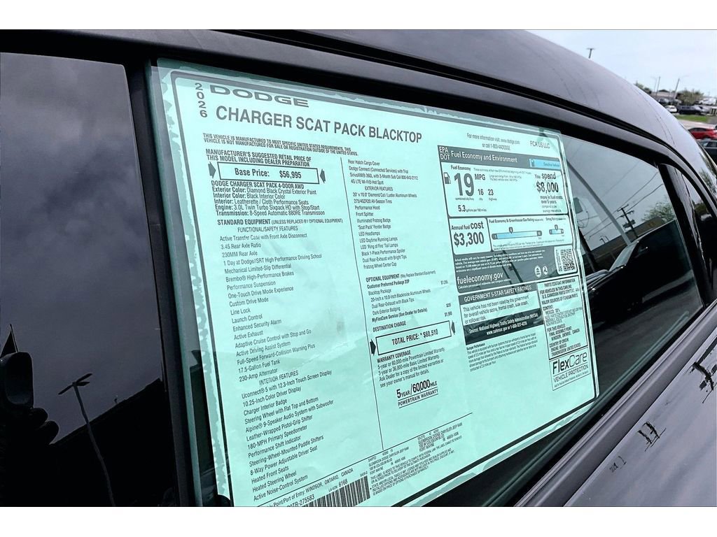 New 2026 Dodge Charger Scat Pack AWD/4WD image 15