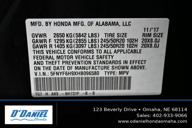 Used 2017 Honda Pilot Touring image 51