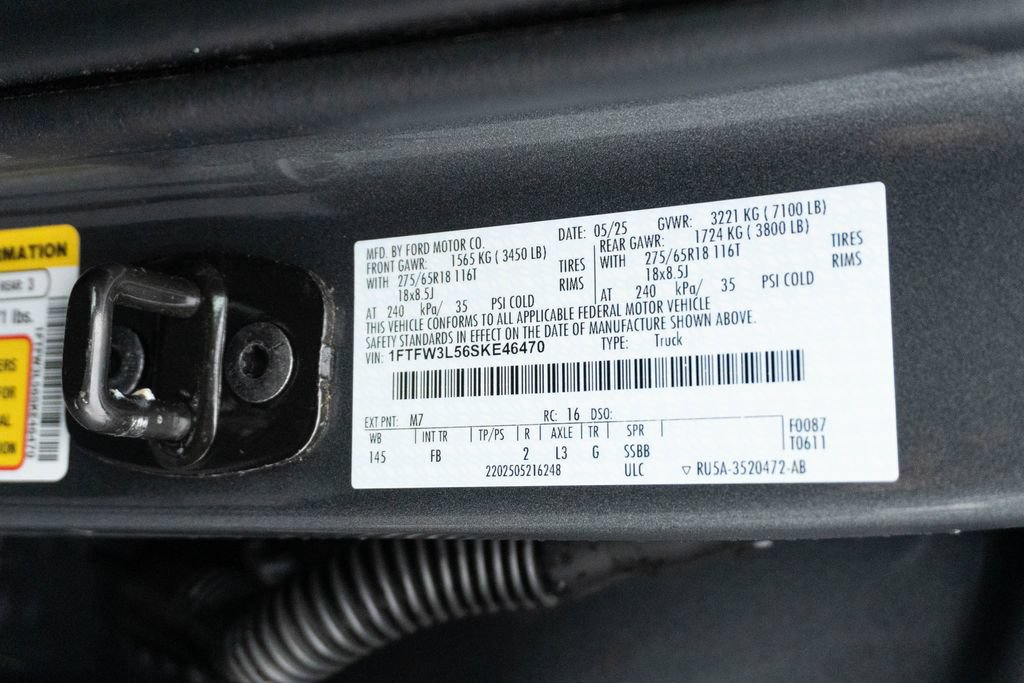 Used 2025 Ford F150 XLT w/ Equipment Group 302A MID AWD/4WD image 38