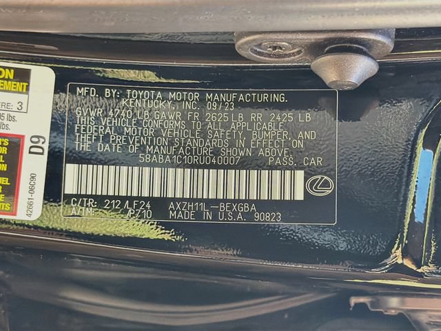 Used 2024 Lexus ES 300h F Sport w/ Accessory Package (Z2) FWD image 43