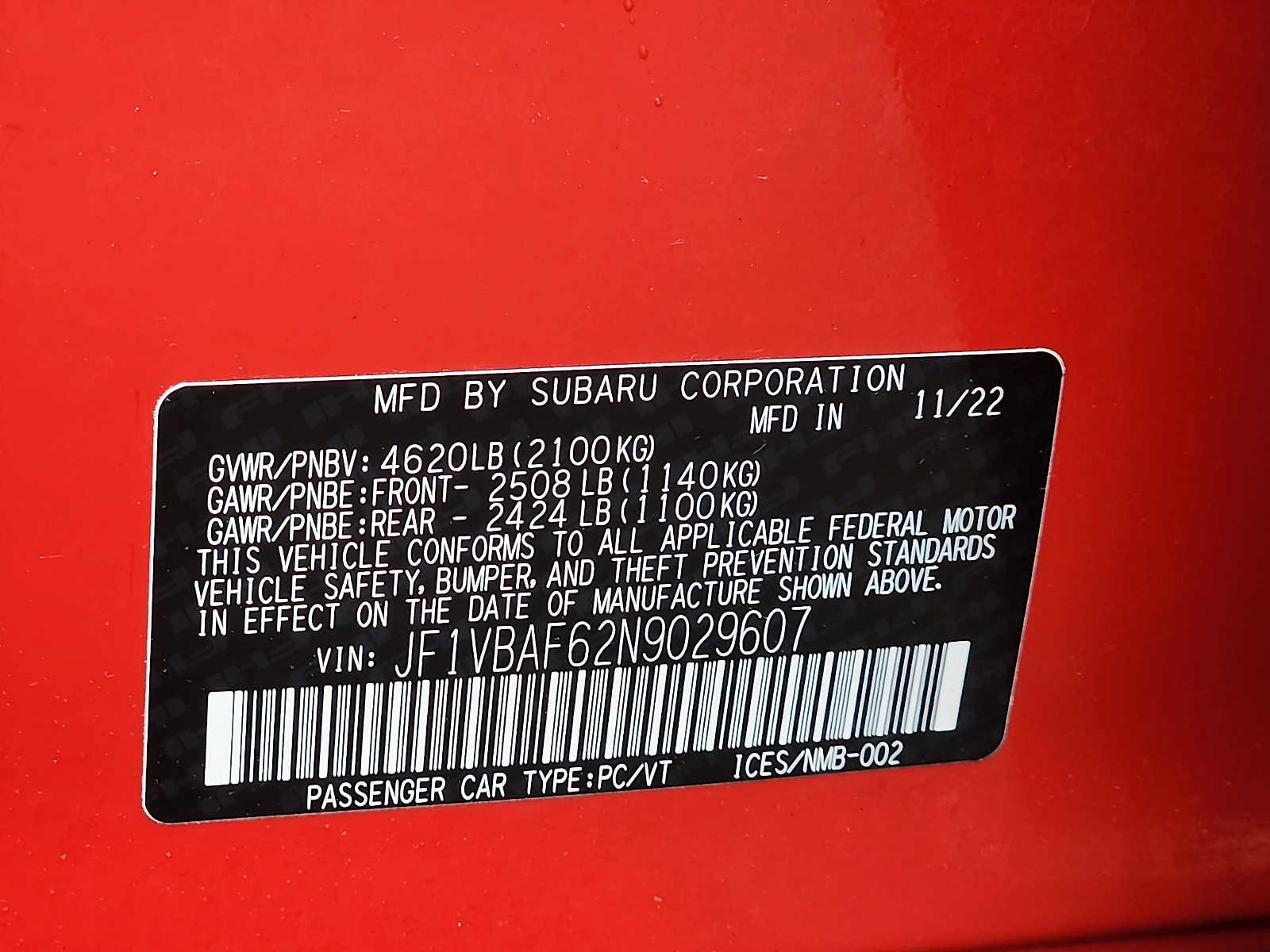 Used 2022 Subaru WRX Premium AWD/4WD image 27