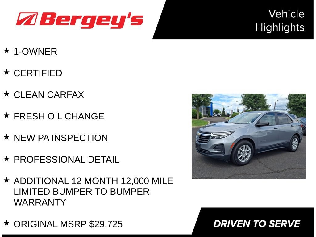 Certified 2024 Chevrolet Equinox LS w/ LS Convenience Package FWD image 4