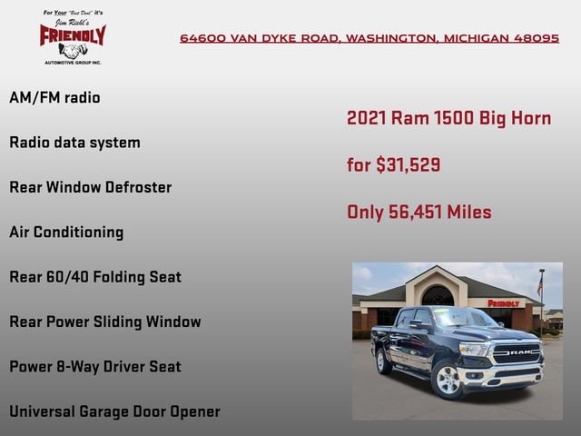 Used 2021 RAM 1500 Big Horn AWD/4WD image 25