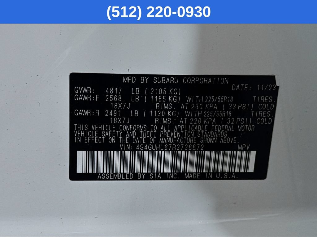 Certified 2024 Subaru Crosstrek 2.5i Limited w/ Crosstrek Mirror Package AWD/4WD image 40