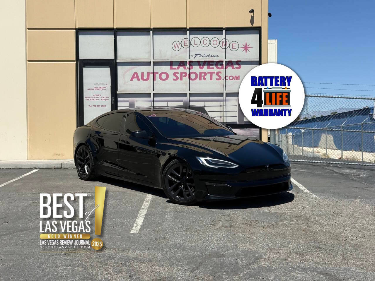 Used 2022 Tesla Model S Plaid AWD/4WD image 1
