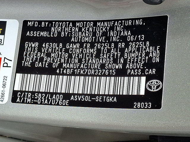 Used 2013 Toyota Camry XLE w/ Leather Pkg FWD image 27