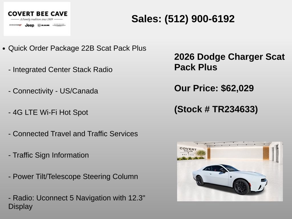 New 2026 Dodge Charger Scat Pack AWD/4WD image 37
