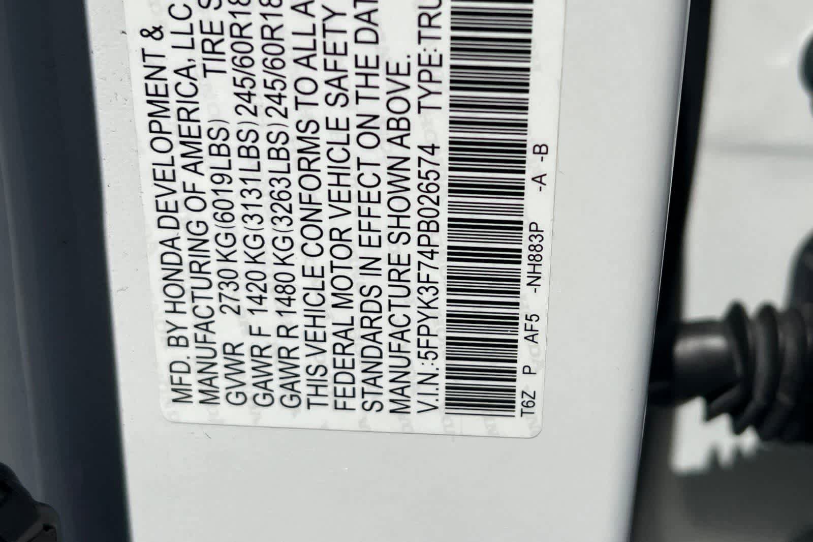 Used 2023 Honda Ridgeline RTL-E image 36
