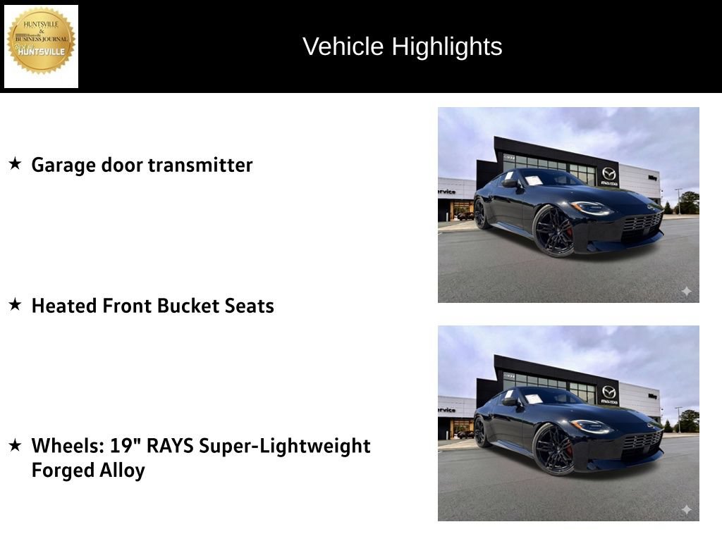Used 2024 Nissan Z Performance w/ Floor Mat Package RWD image 13