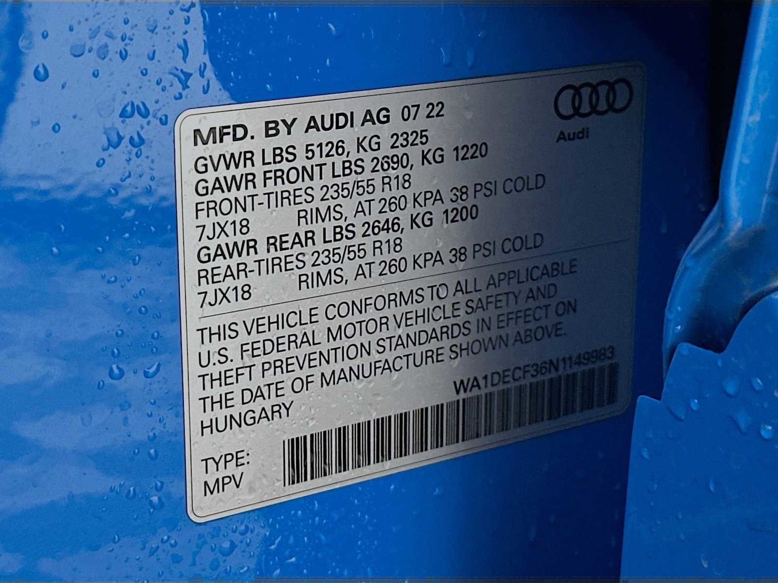 Certified 2022 Audi Q3 2.0T Premium w/ Convenience Package image 30