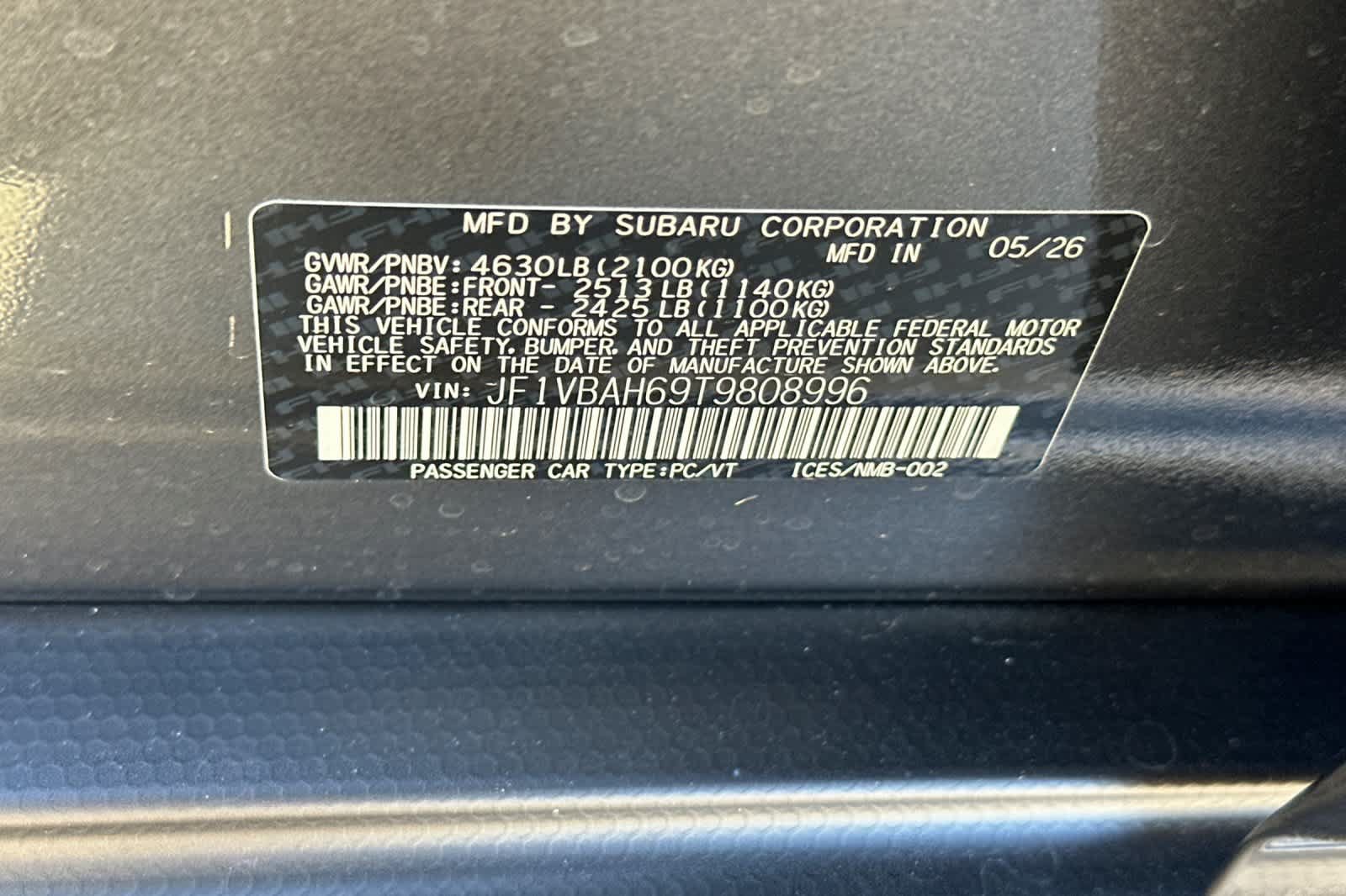 New 2026 Subaru WRX Premium w/ Accessory Package #2 AWD/4WD image 32
