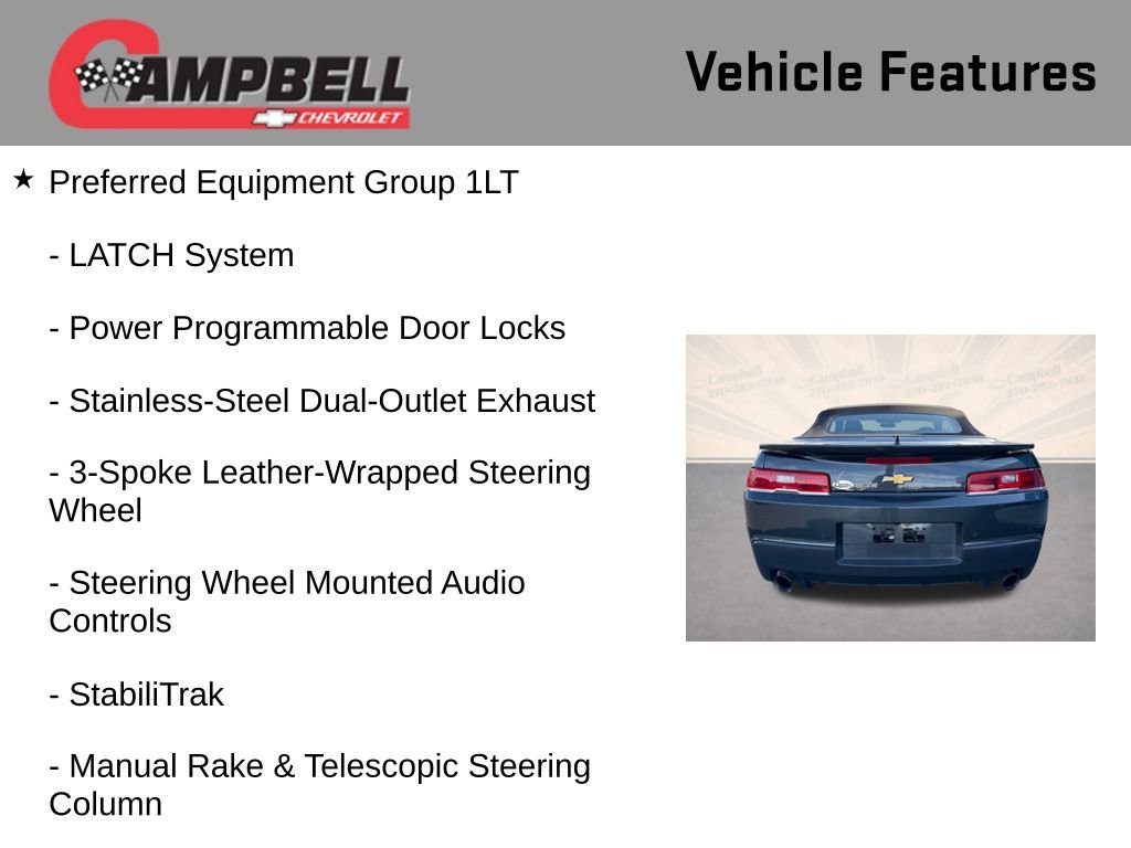 Used 2015 Chevrolet Camaro LT image 10