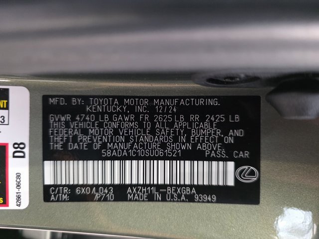 Certified 2025 Lexus ES 300h w/ Premium Package image 34