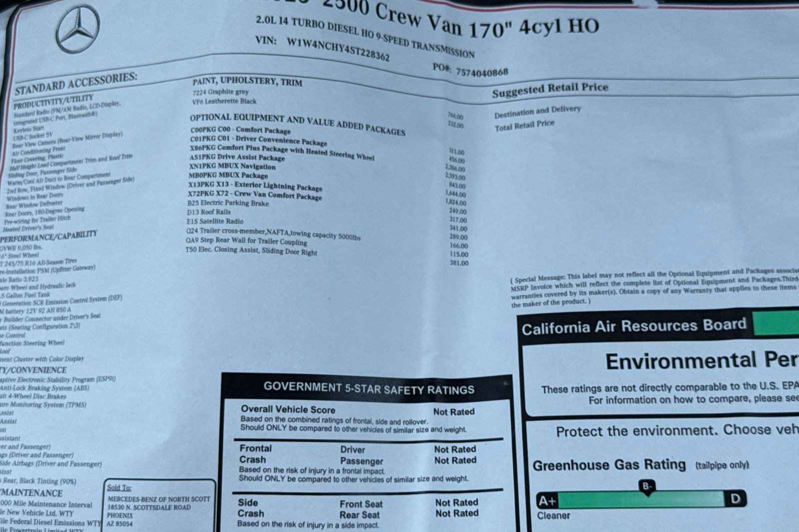 New 2025 Mercedes-Benz Sprinter 2500 image 30