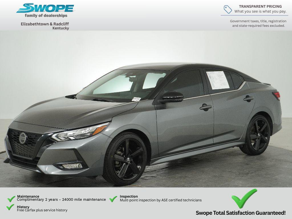 Certified 2023 Nissan Sentra SR w/ Midnight Edition Package FWD image 8