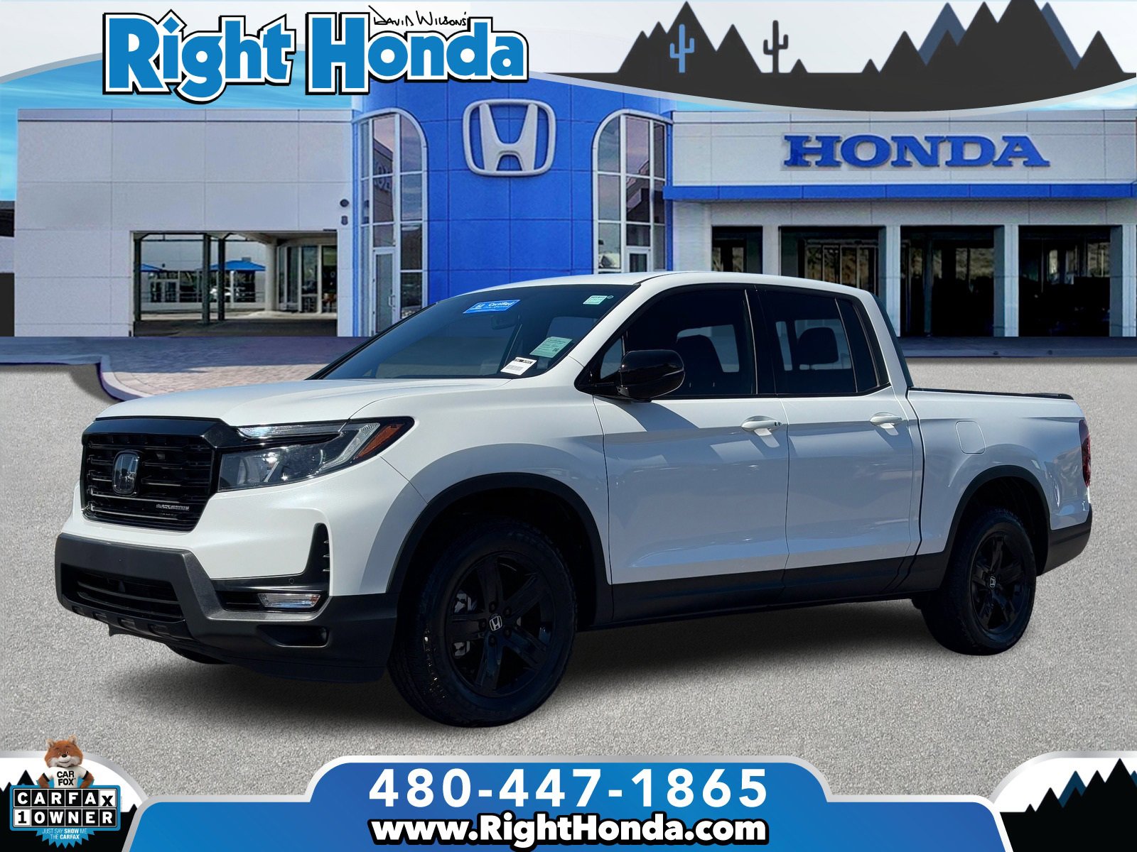Certified 2023 Honda Ridgeline Black Edition