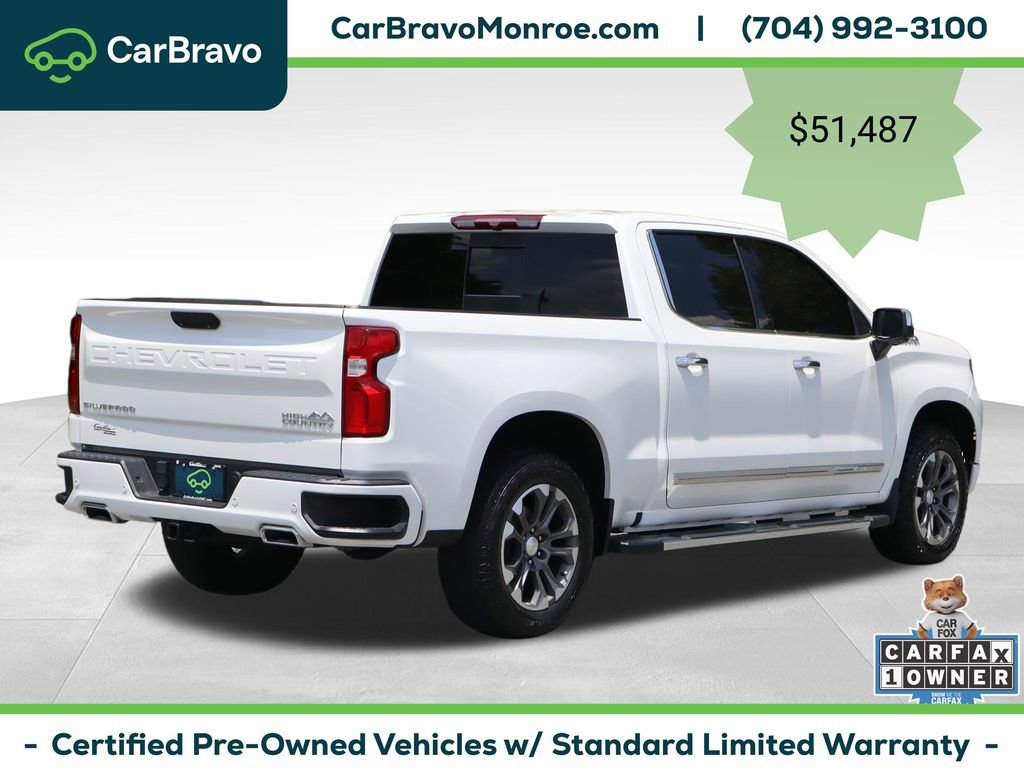 Certified 2023 Chevrolet Silverado 1500 High Country w/ Z71 Off-Road Package AWD/4WD image 7