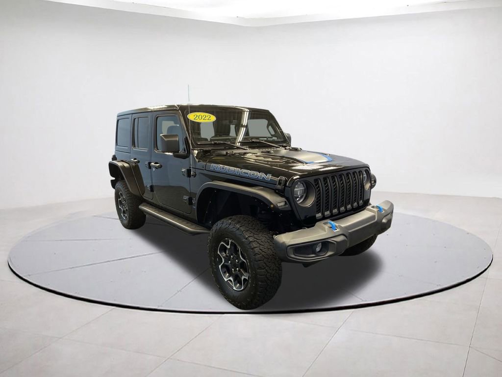 Used 2022 Jeep Wrangler Unlimited Rubicon 4xe w/ Cold Weather Group AWD/4WD 360° Tour