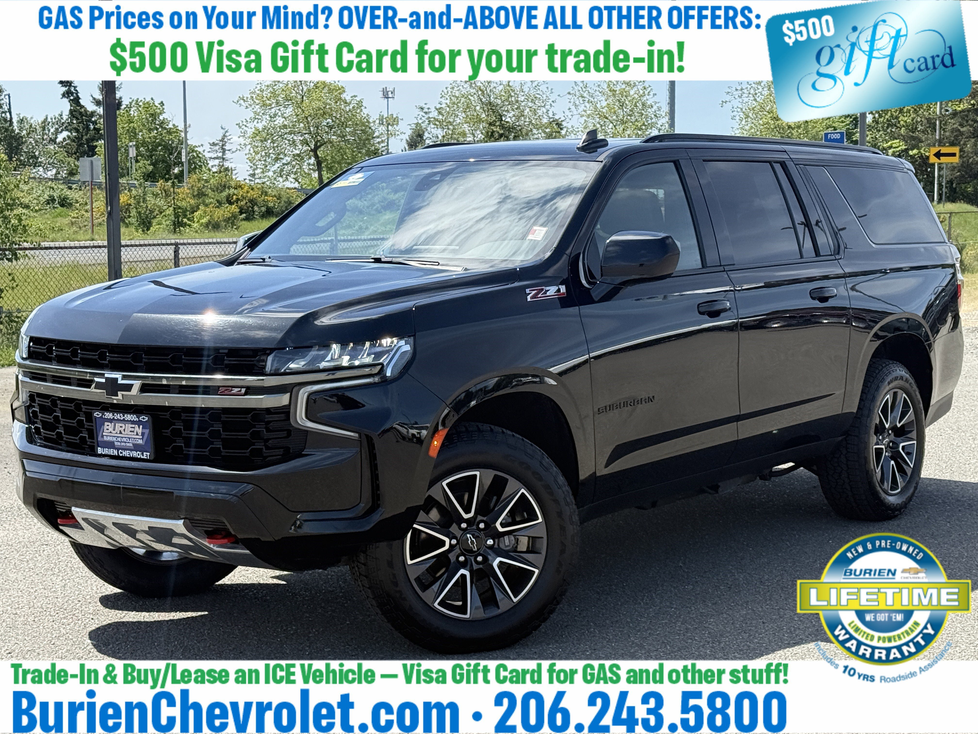 Used 2022 Chevrolet Suburban Z71 AWD/4WD image 1