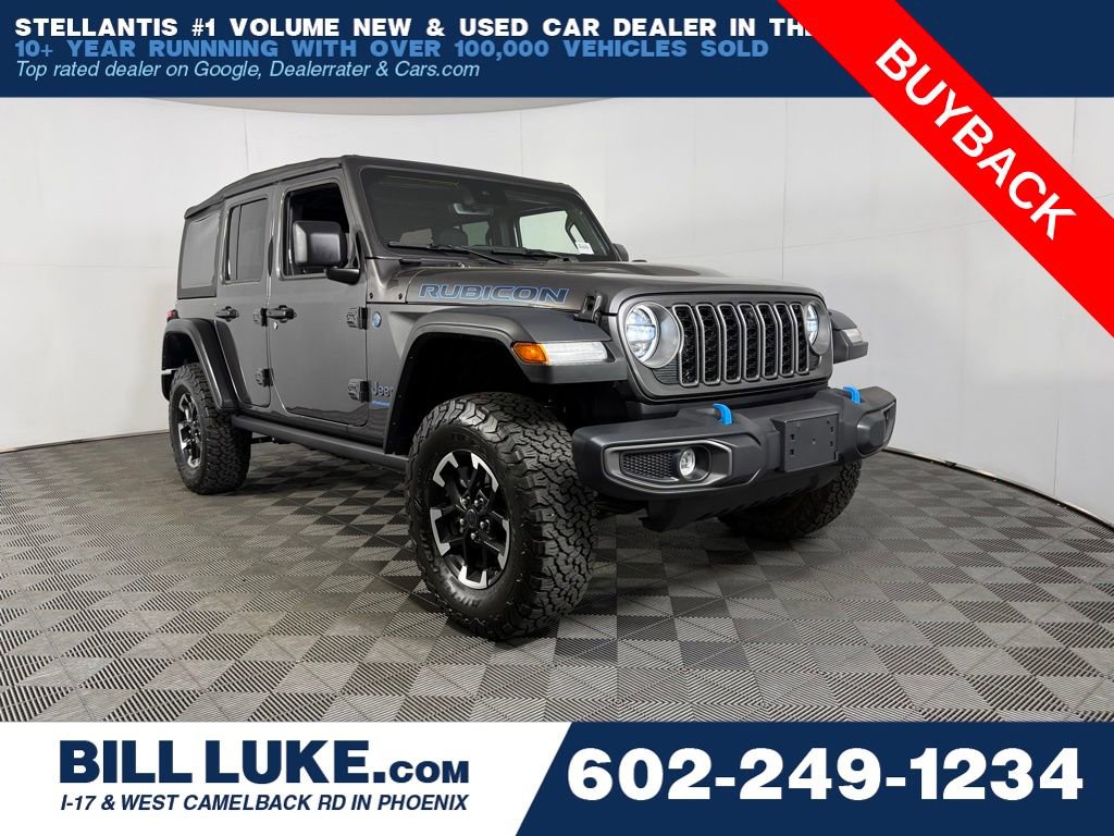 Used 2025 Jeep Wrangler Unlimited Rubicon 4xe w/ Safety Group AWD/4WD image 1