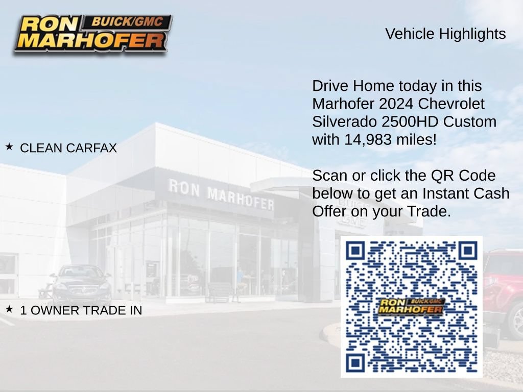 Used 2024 Chevrolet Silverado 2500 Custom w/ Custom Value Package AWD/4WD image 15