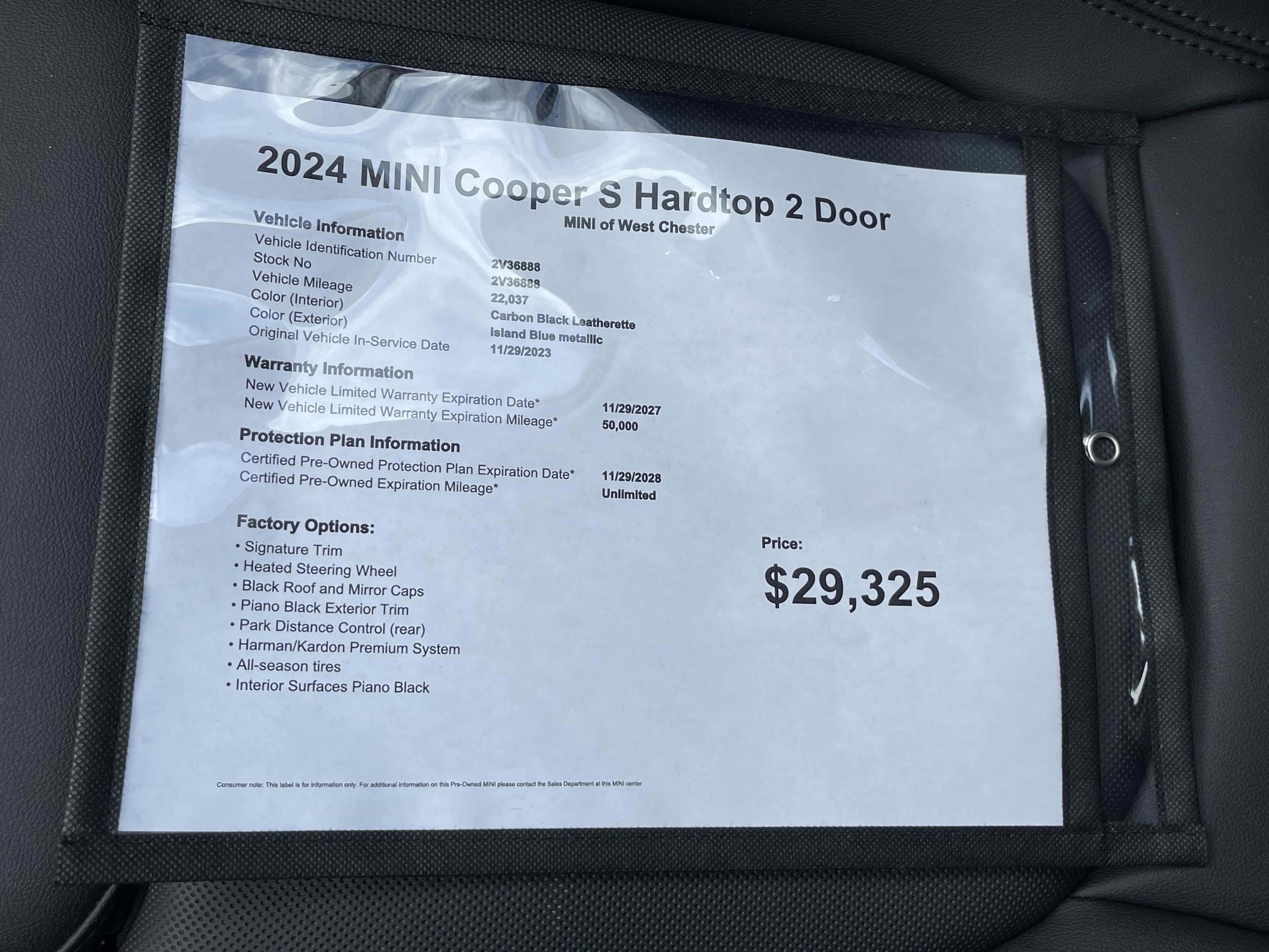 Used 2024 MINI Cooper S FWD image 16