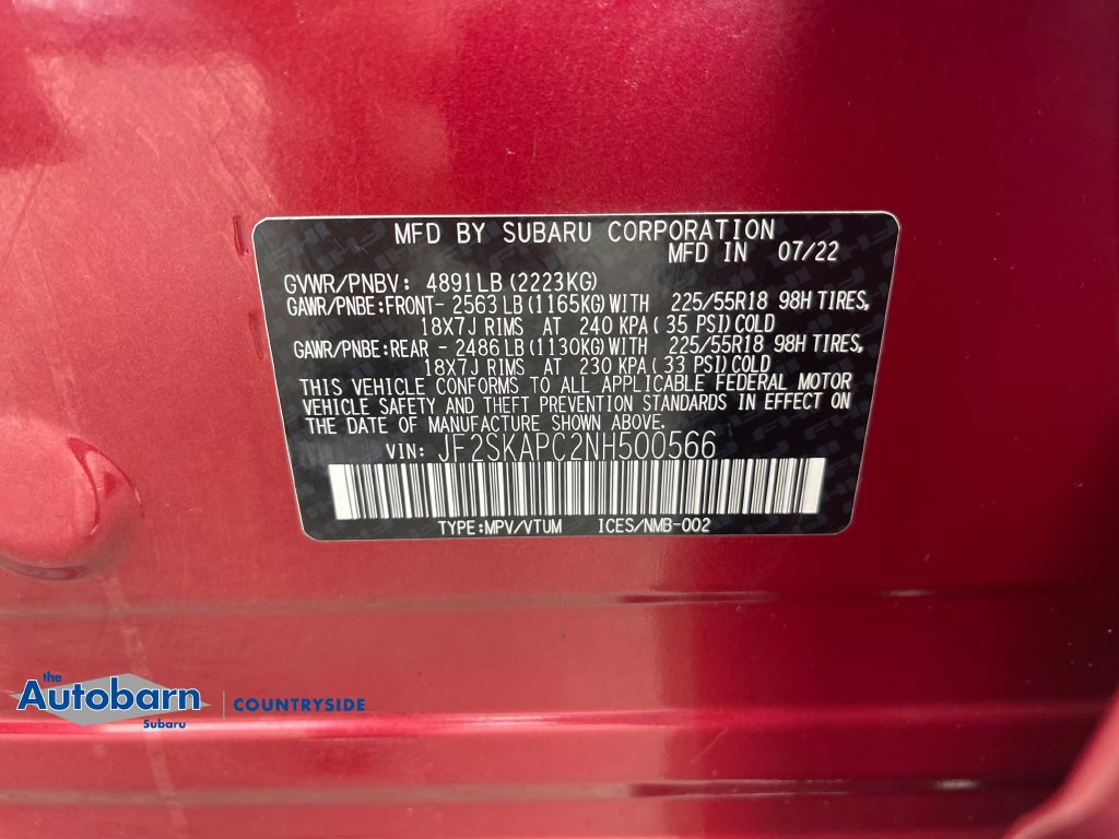 Used 2022 Subaru Forester Limited w/ Popular Package #3 AWD/4WD image 30