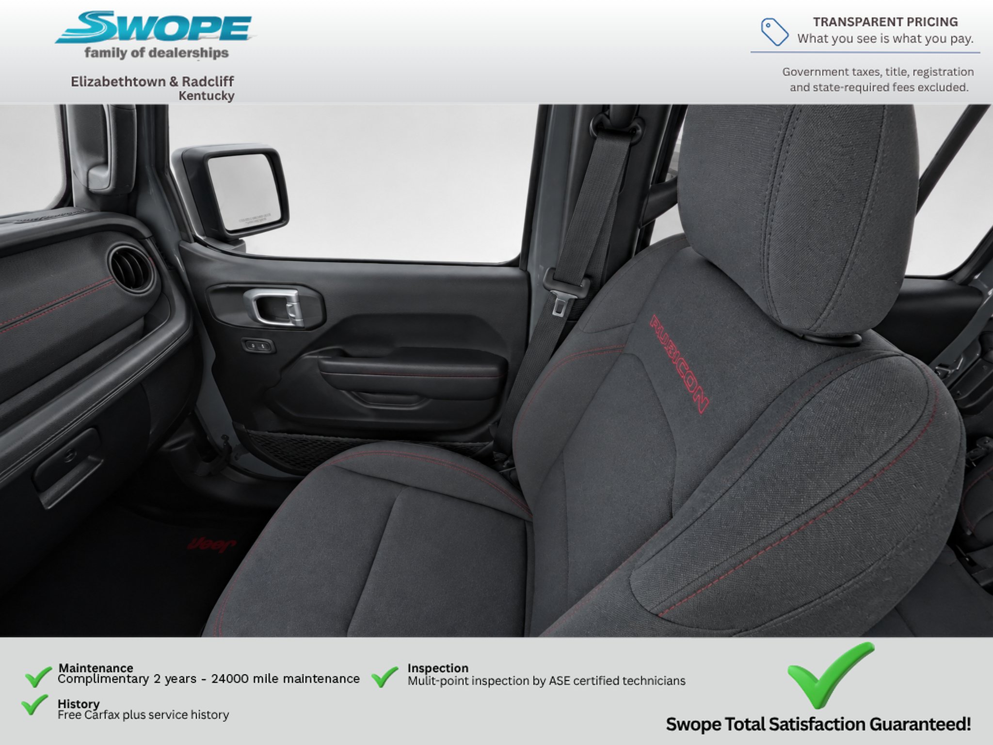 Used 2024 Jeep Wrangler Unlimited Rubicon w/ Convenience Group AWD/4WD image 11