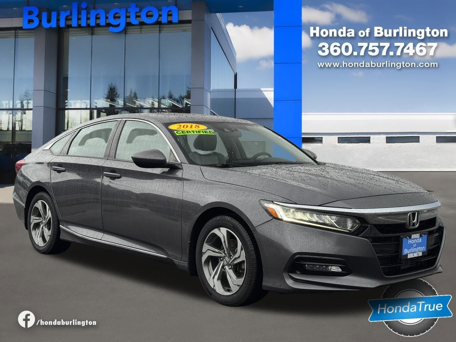 Certified 2018 Honda Accord EX image 10