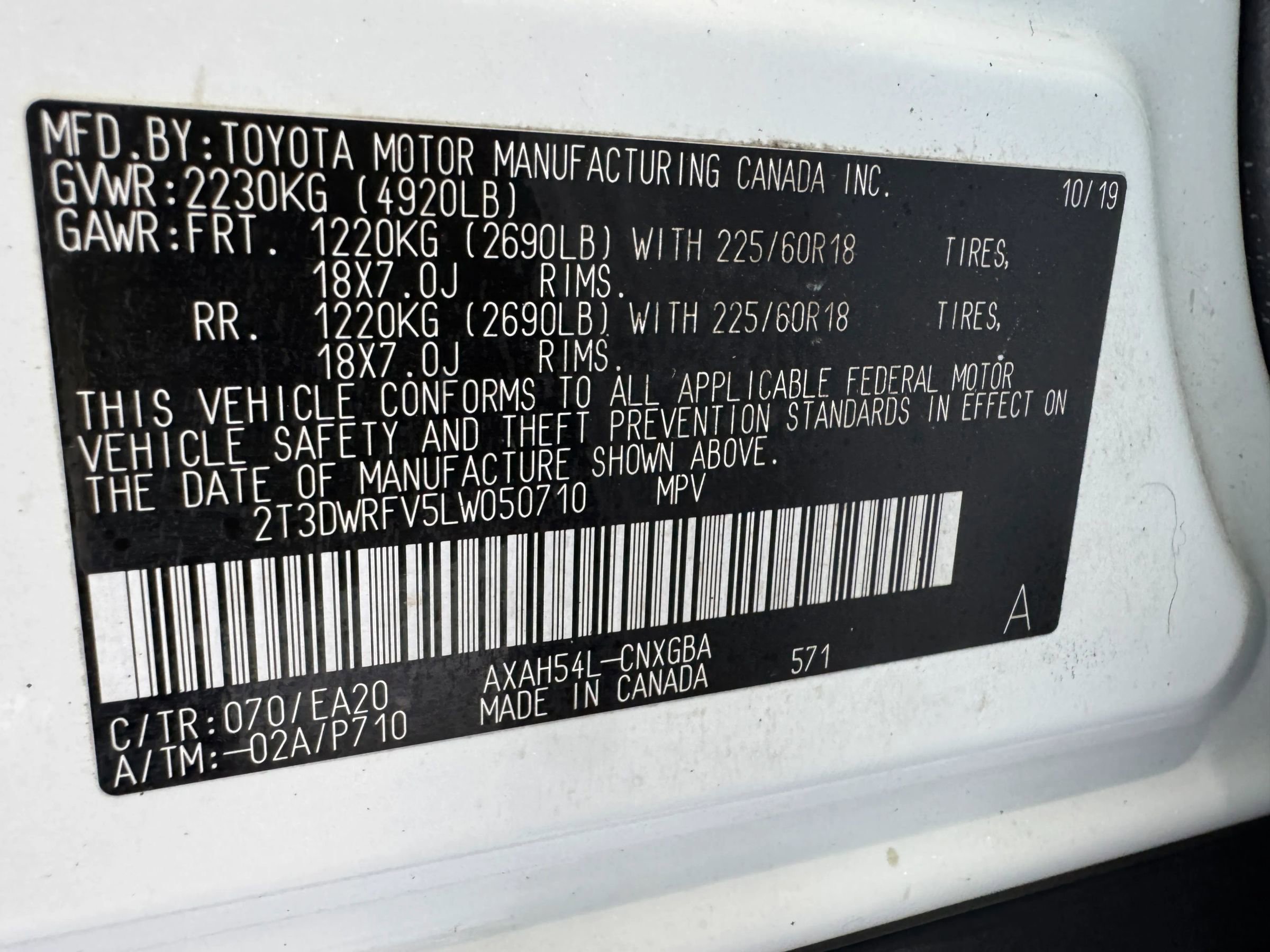 Used 2020 Toyota RAV4 Limited w/ Limited Grade Weather Package image 33